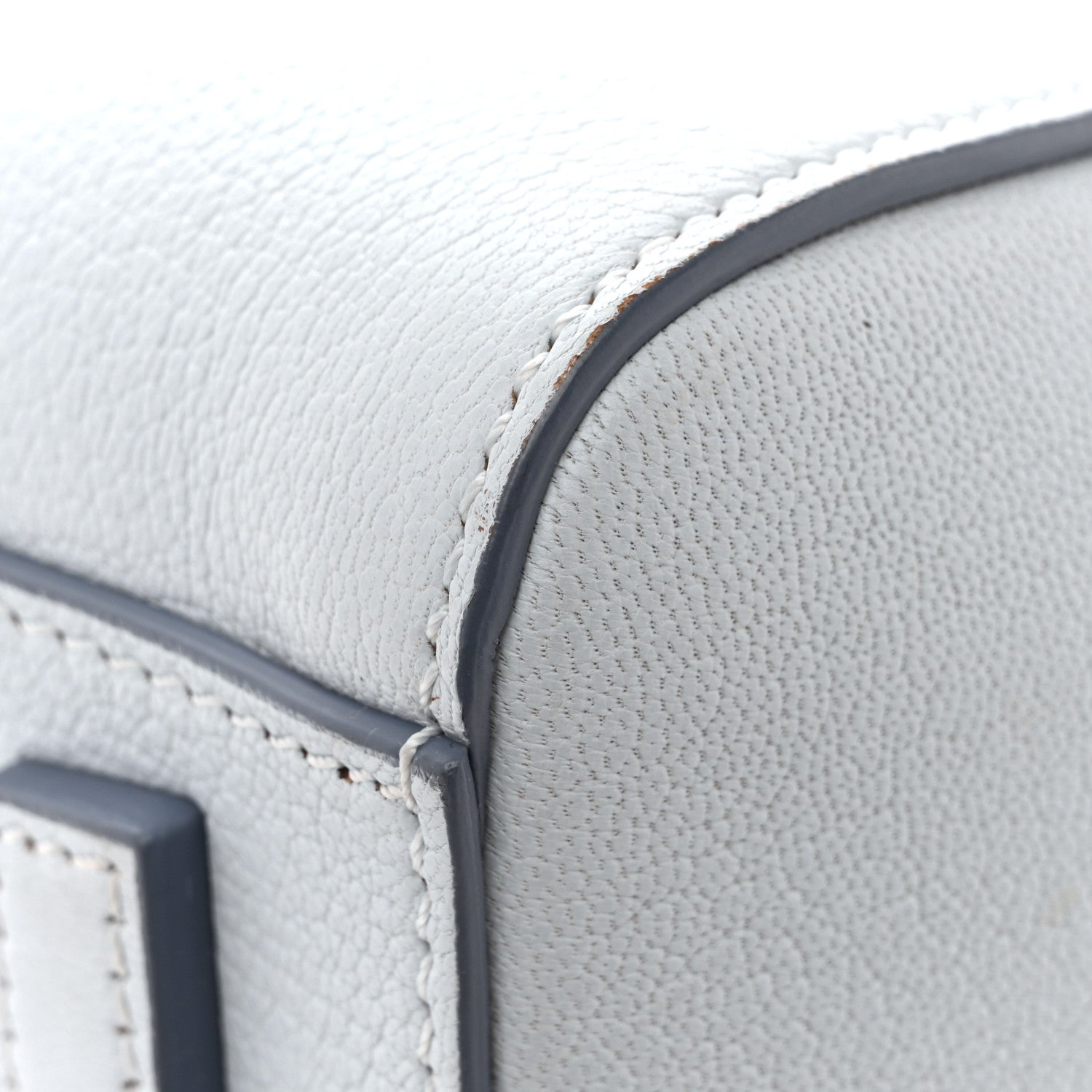 Sugar Goatskin Mini Antigona Baby Blue