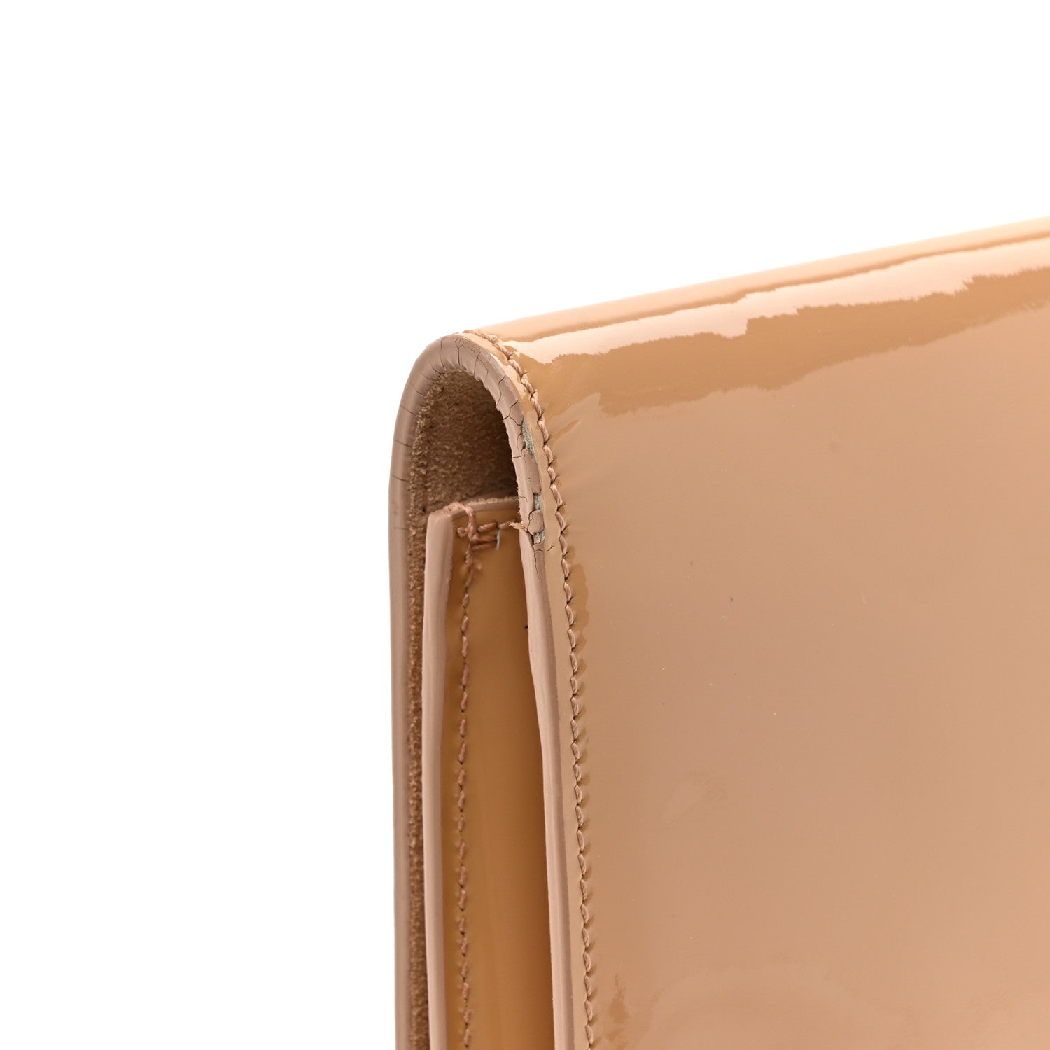 Patent Calfskin Monogram Large Belle De Jour Clutch Chair