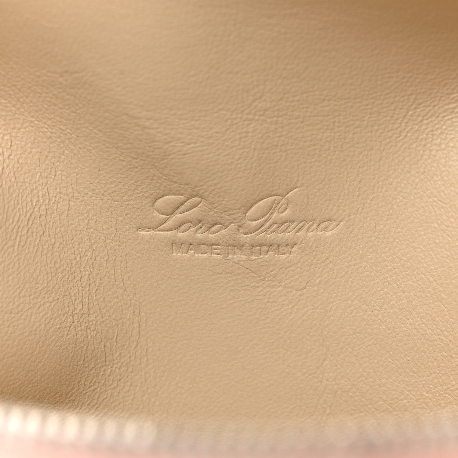 Grained Calfskin L19 Extra Pocket Pouch Candoglia Marble