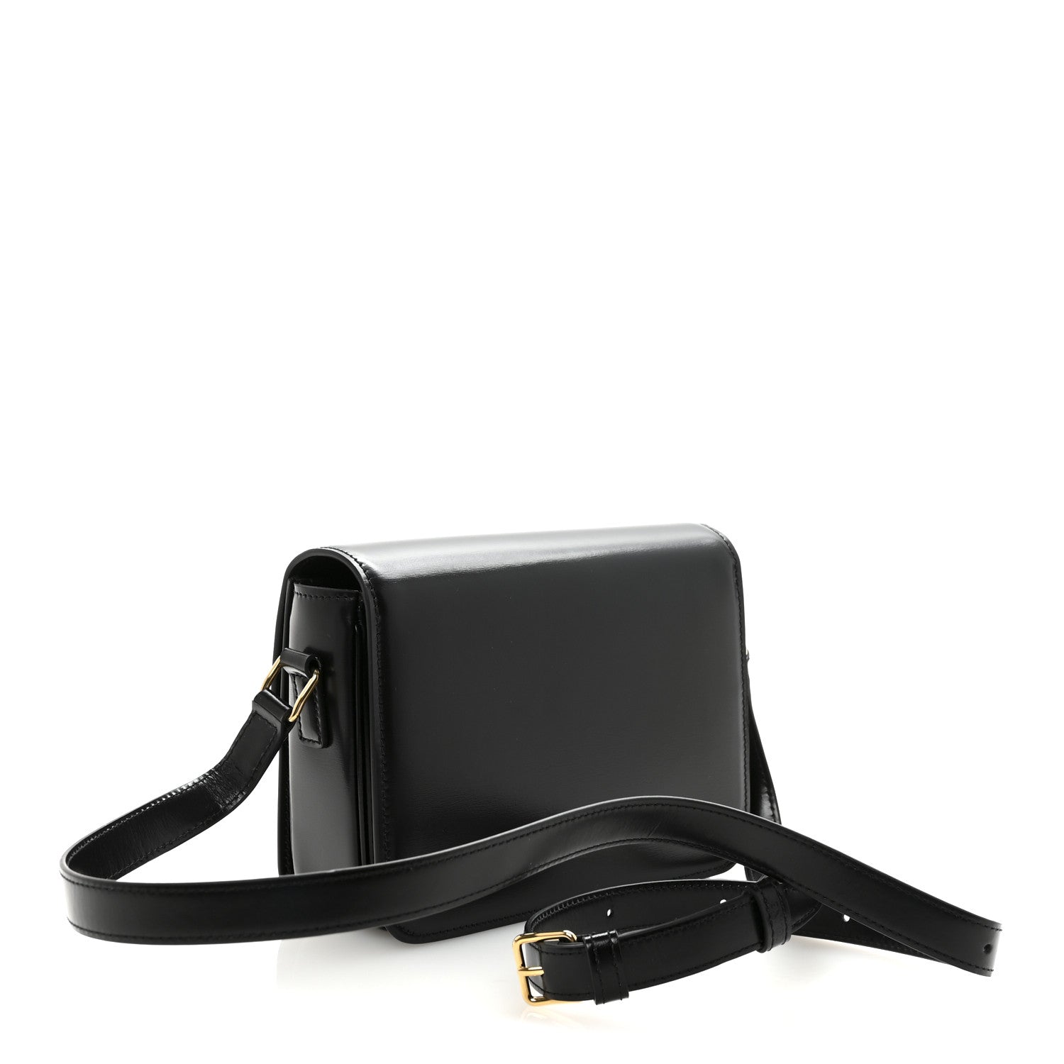 Shiny Calfskin Teen Triomphe Black
