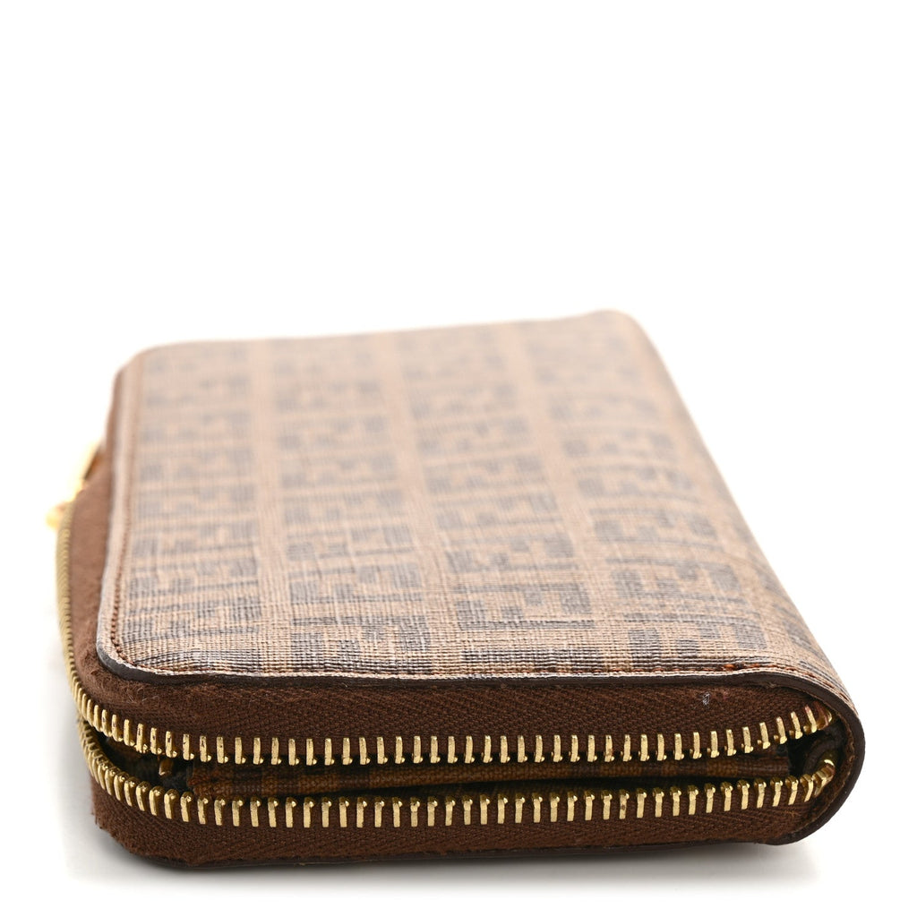 Zucchino Spalmati Forever Zip Around Wallet Nocciola