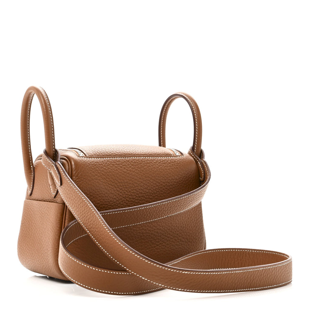 Taurillon Clemence Mini Lindy 20 Gold