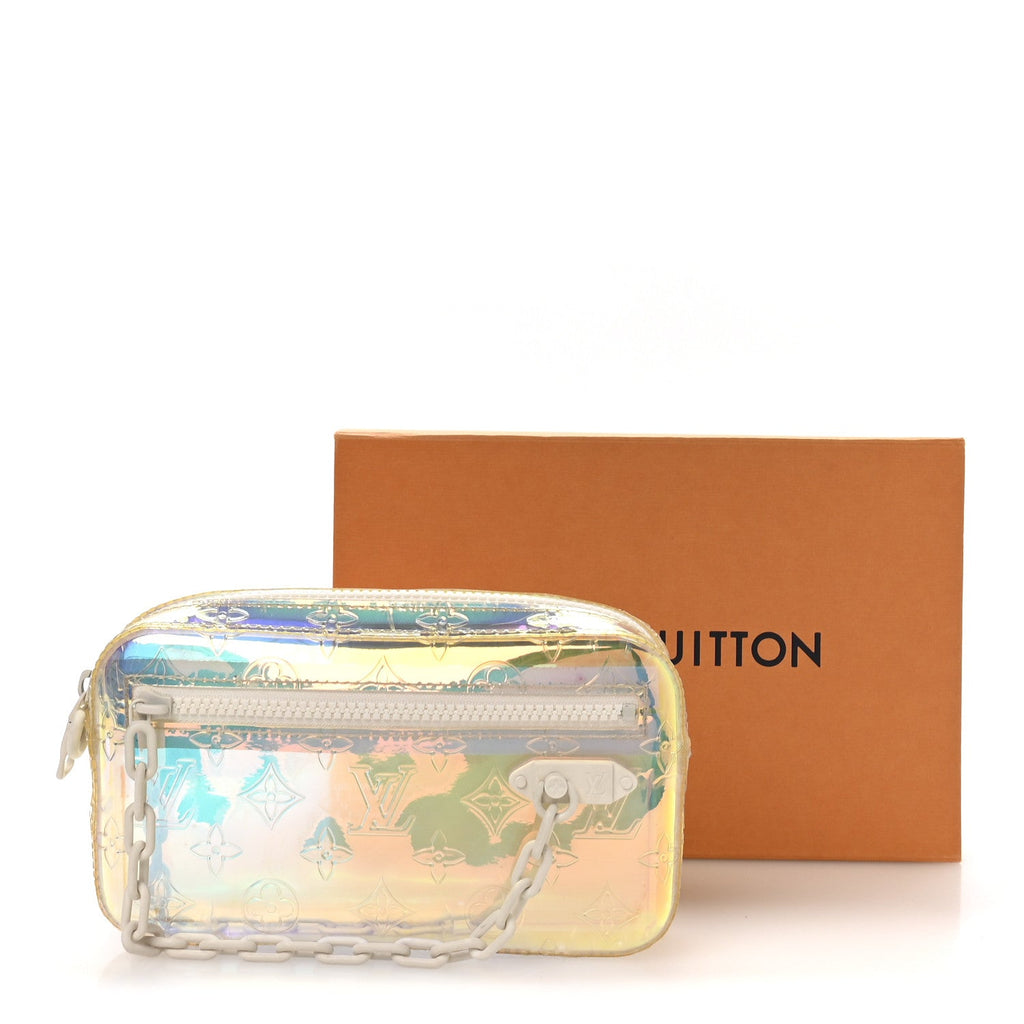 PVC Monogram Pochette Volga Iridescent Prism