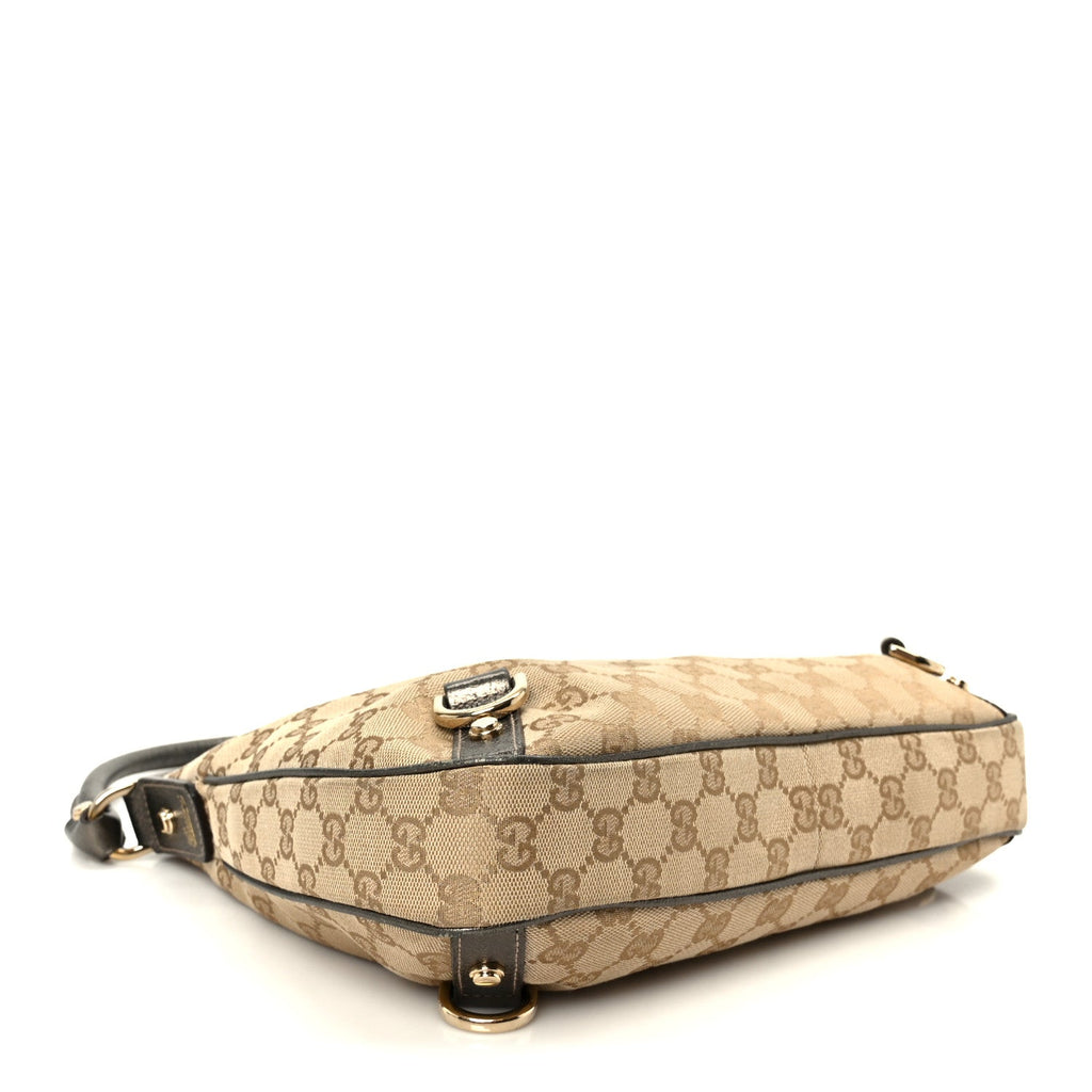 Monogram Medium Abbey D Ring Hobo Brown