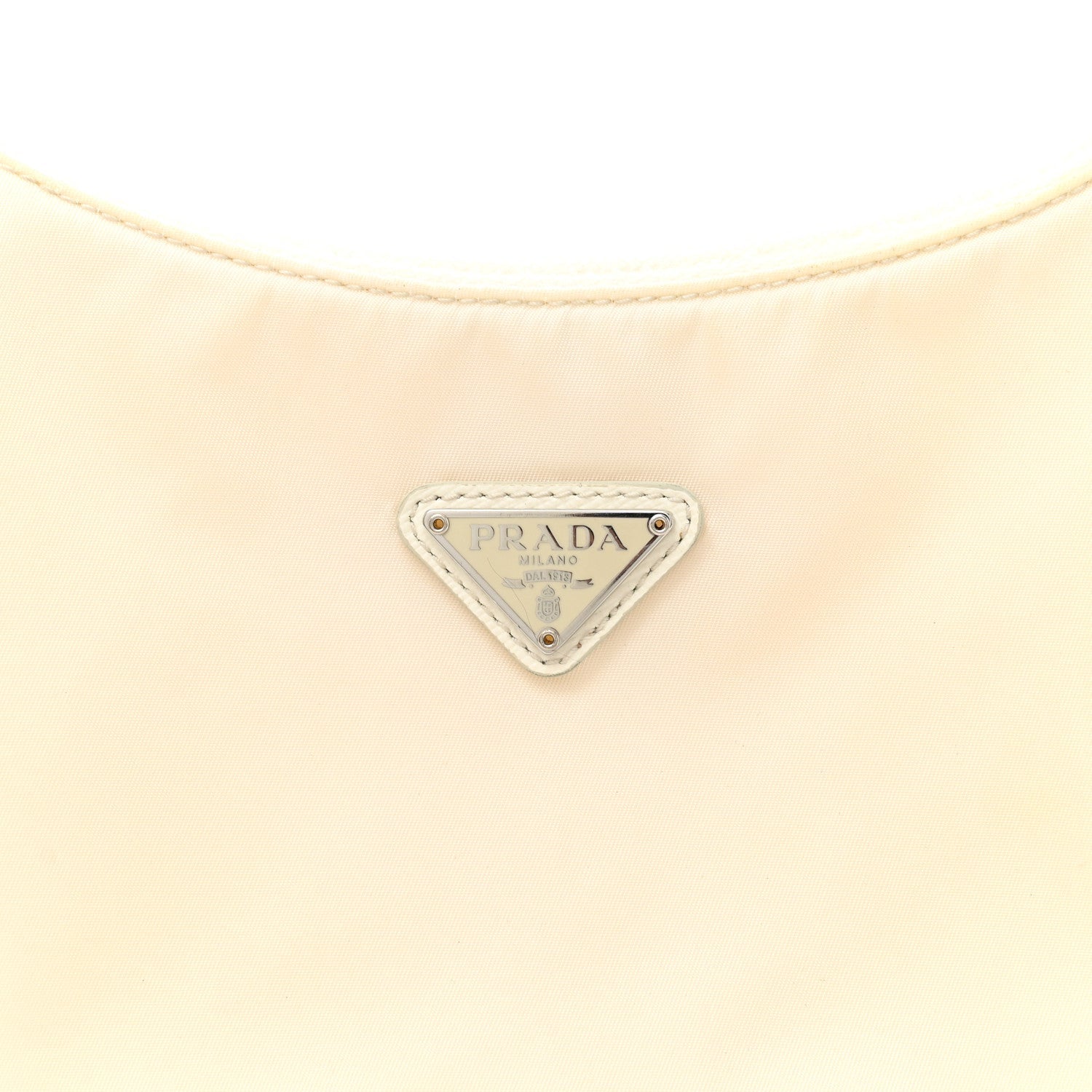 Tessuto Nylon Mini Re-Edition 2000 Bag White