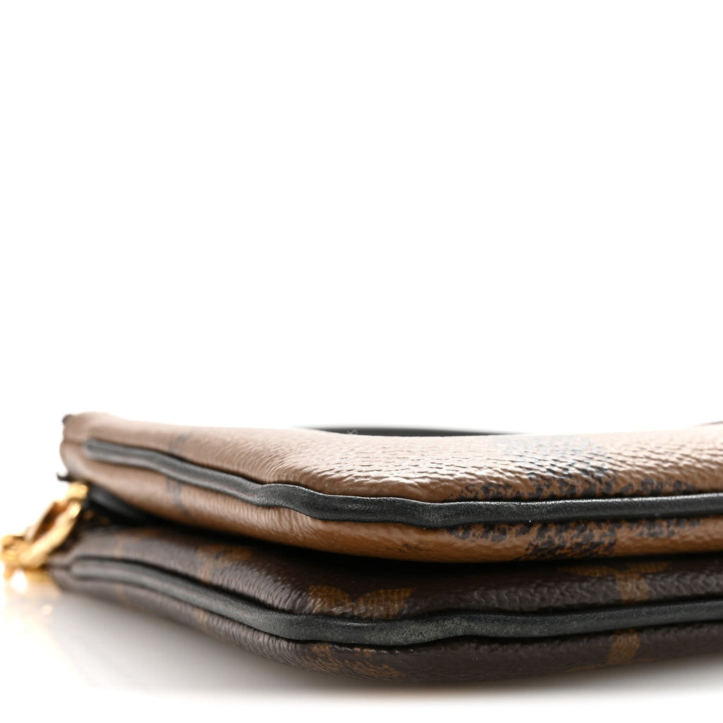 Reverse Monogram Giant Double Zip Pochette