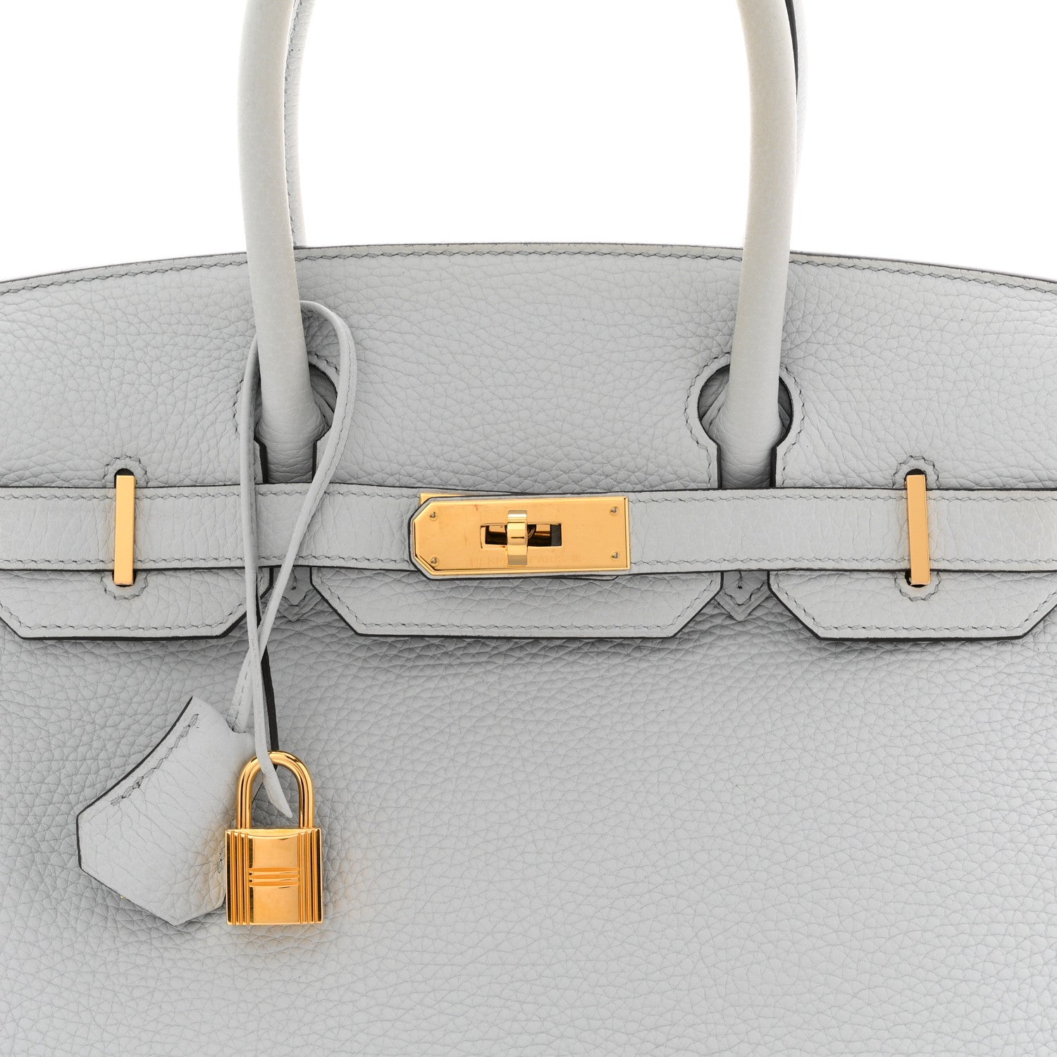 Togo Birkin 30 Bleu Pale