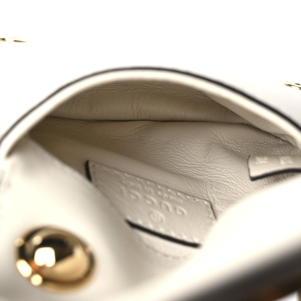 Roxy Calfskin Blondie  Case Wallet with Strap Mystic White