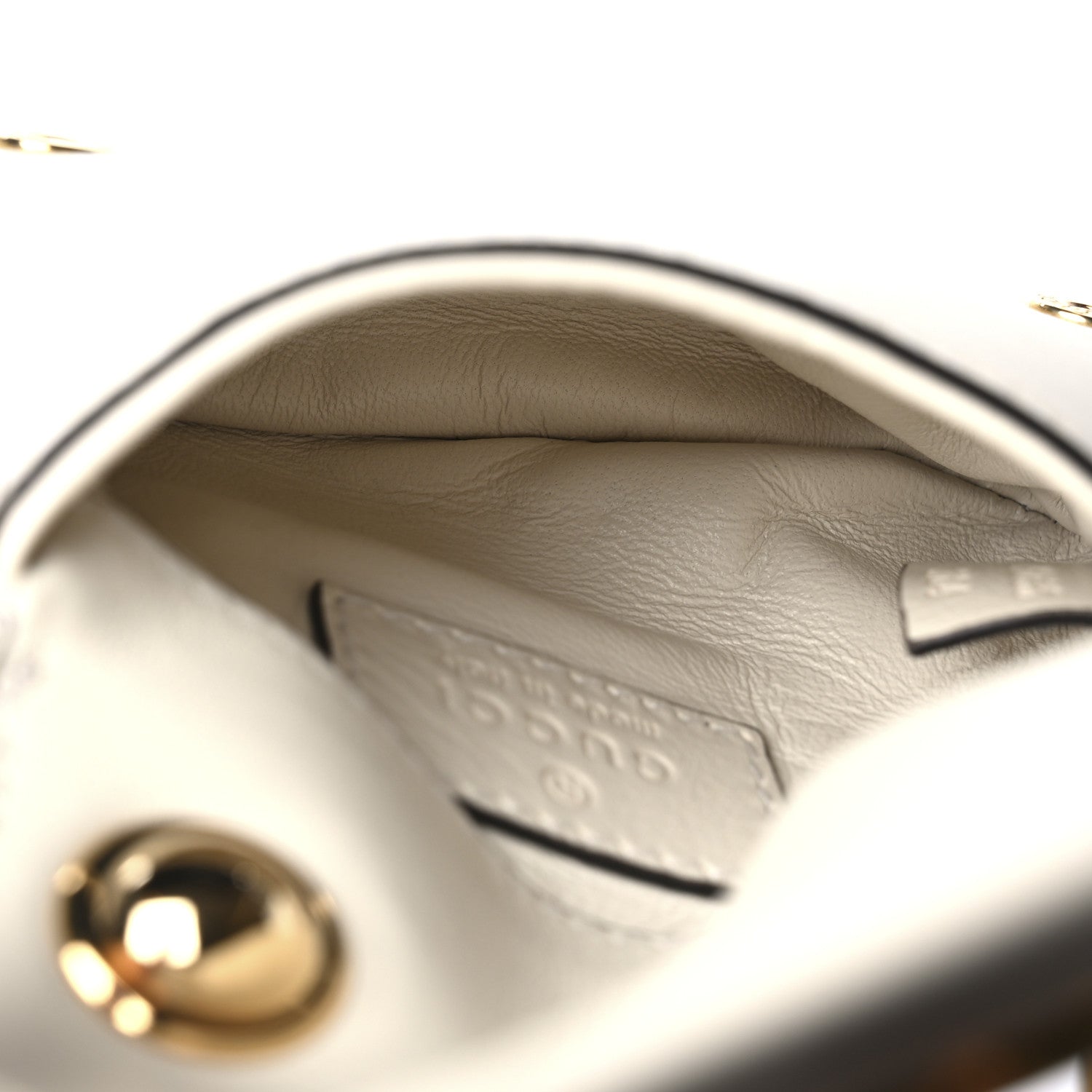 Roxy Calfskin Blondie  Case Wallet with Strap Mystic White