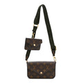 Monogram Felicie Strap & Go Kaki