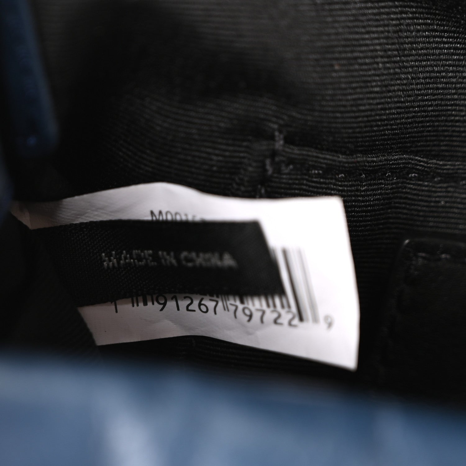 Lambskin The Pillow Bag Blue Sea
