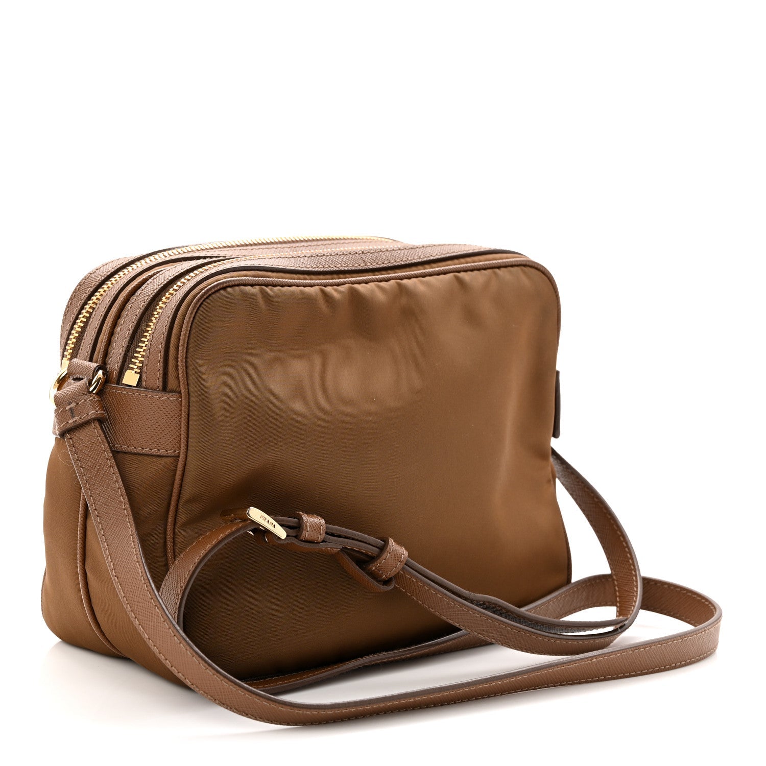 Tessuto Nylon Saffiano Re-Edition 1978 Messenger Bag Sughero