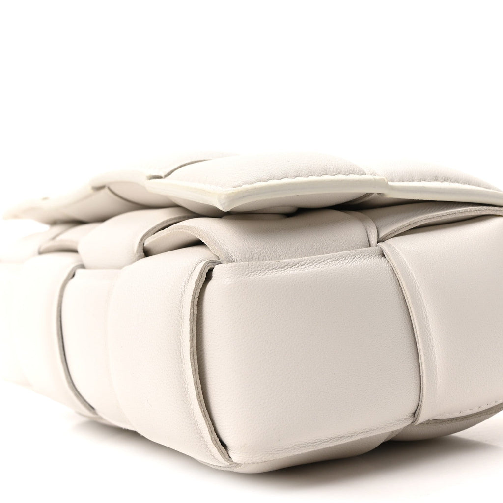 Nappa Maxi Intrecciato Padded The Belt Cassette Bag Chalk