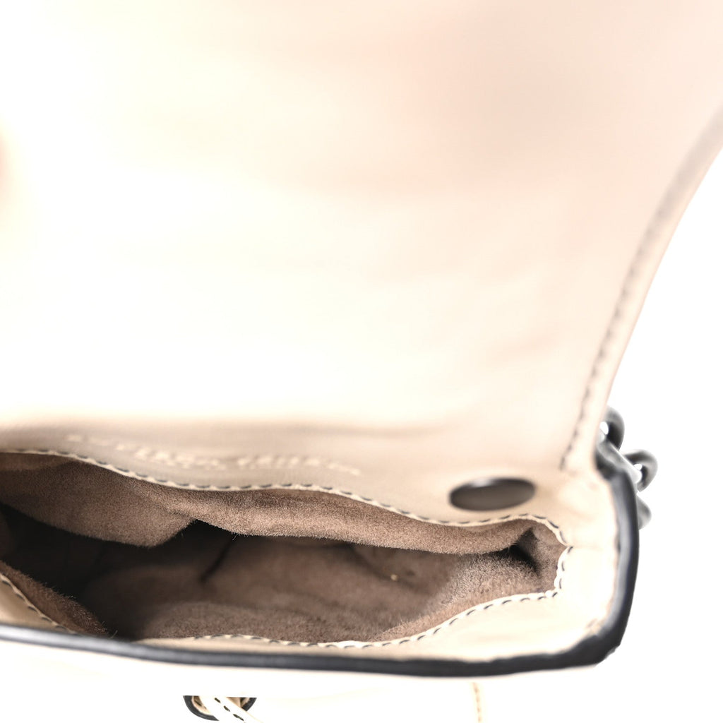 Nappa Intrecciato Double Pocket Crossbody Mist Black