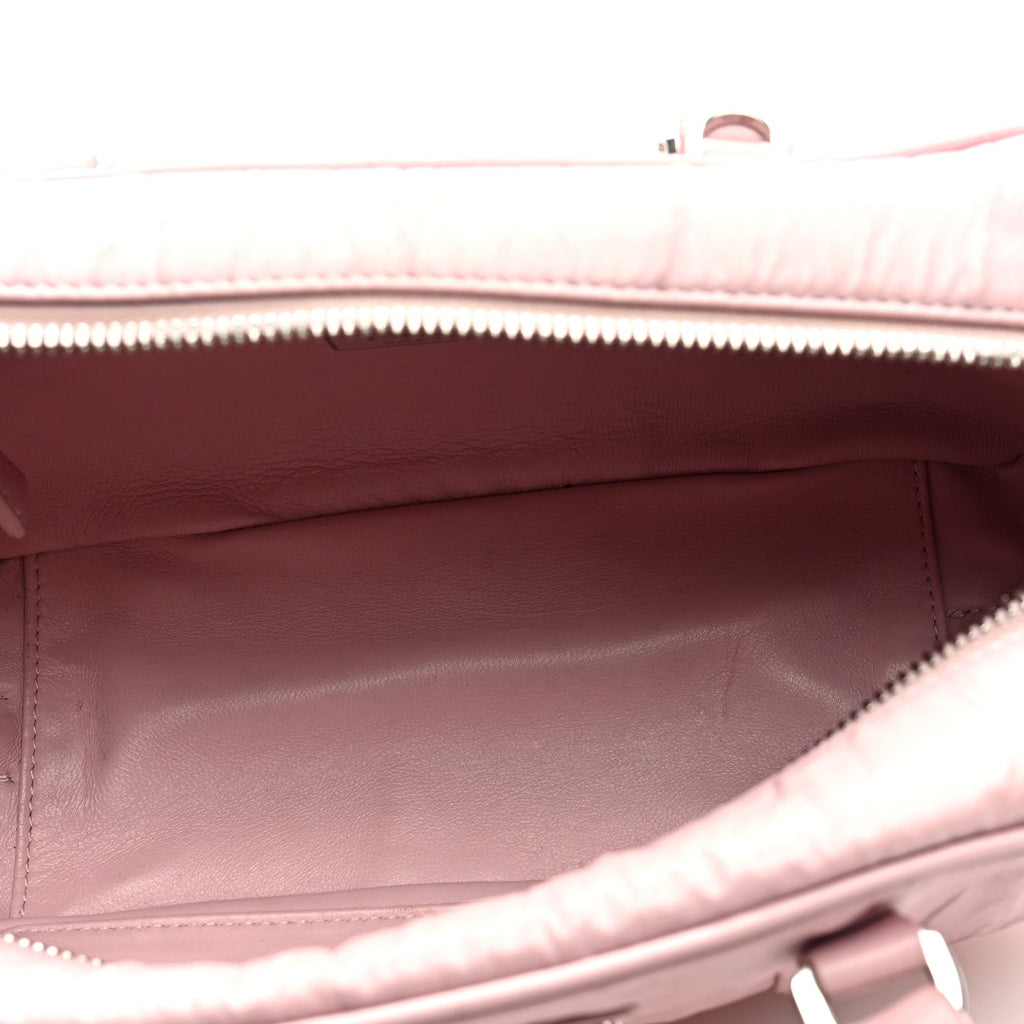 Nappa Antique Small Re-Edition 2001 Two Handle Crossbody Bag Alabastro