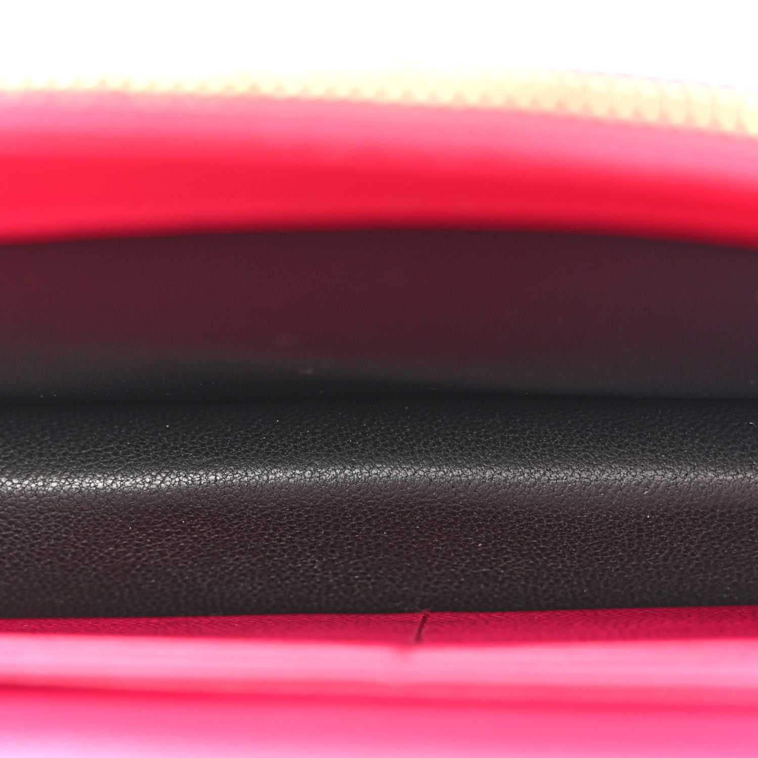 Grain De Poudre Matelasse Chevron Monogram Envelope Chain Wallet Bubblegum