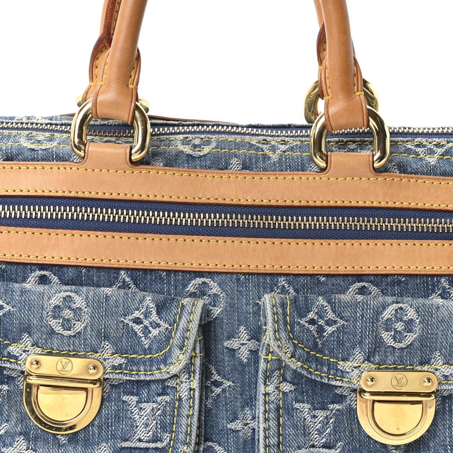 Monogram Denim Neo Speedy Blue