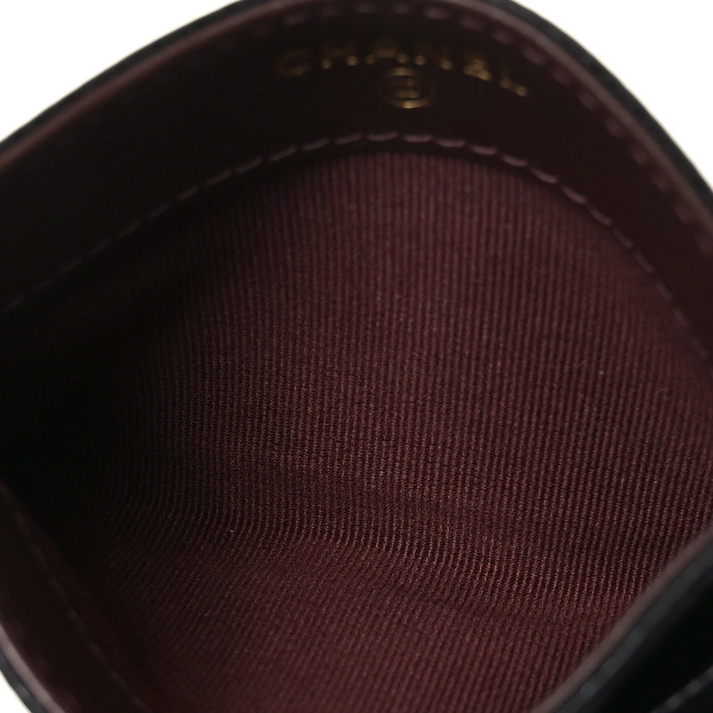 Caviar Quilted  Holder Black