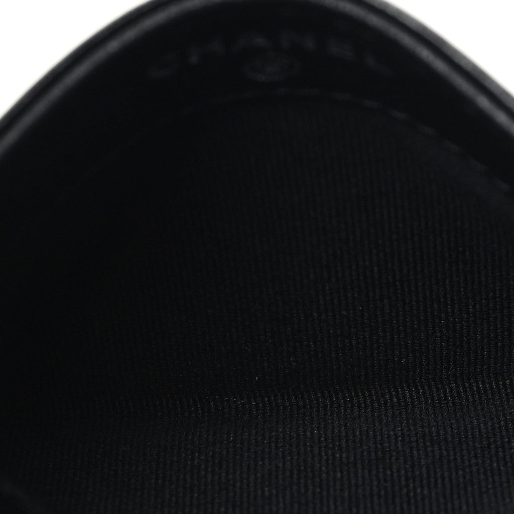 Pearly Lambskin Quilted  Holder So Black