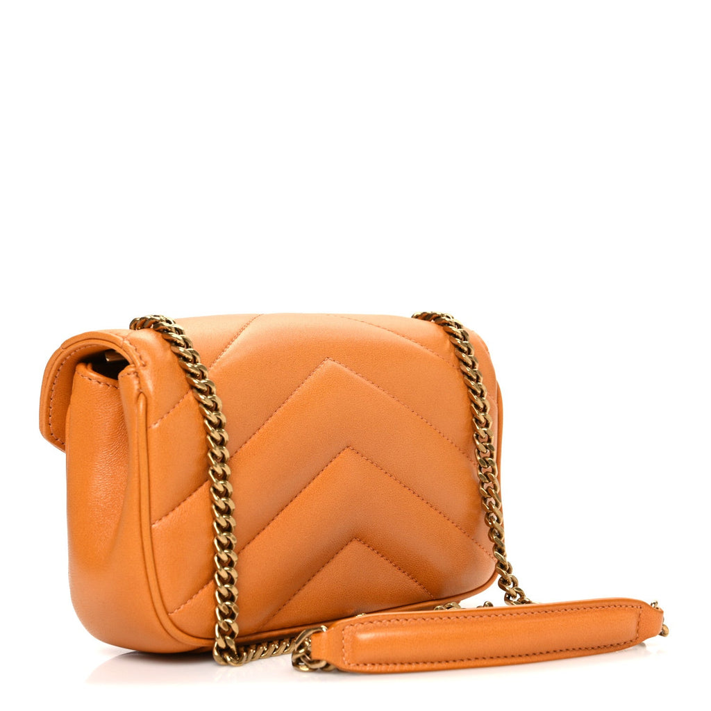 Daytona Lambskin Matelasse Chevron Quilted Mini Loulou Dry Spell Dry Spell