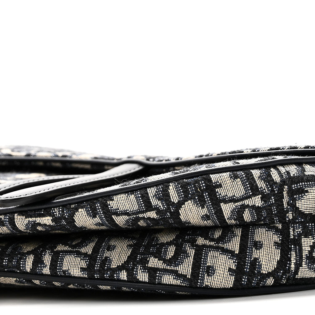 Oblique Saddle Bag Blue