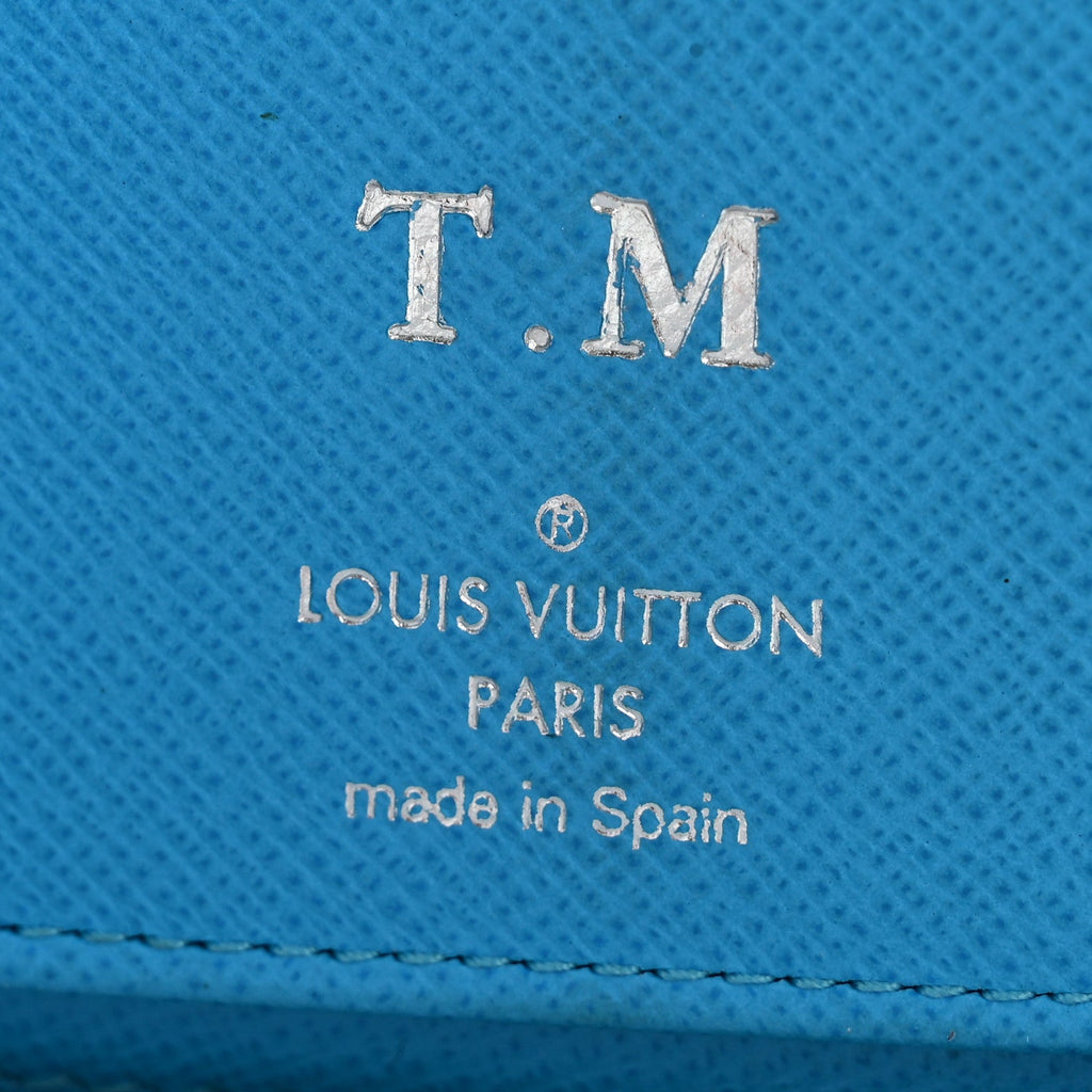 Taigarama Vertical Zippy Wallet Blue Lagoon