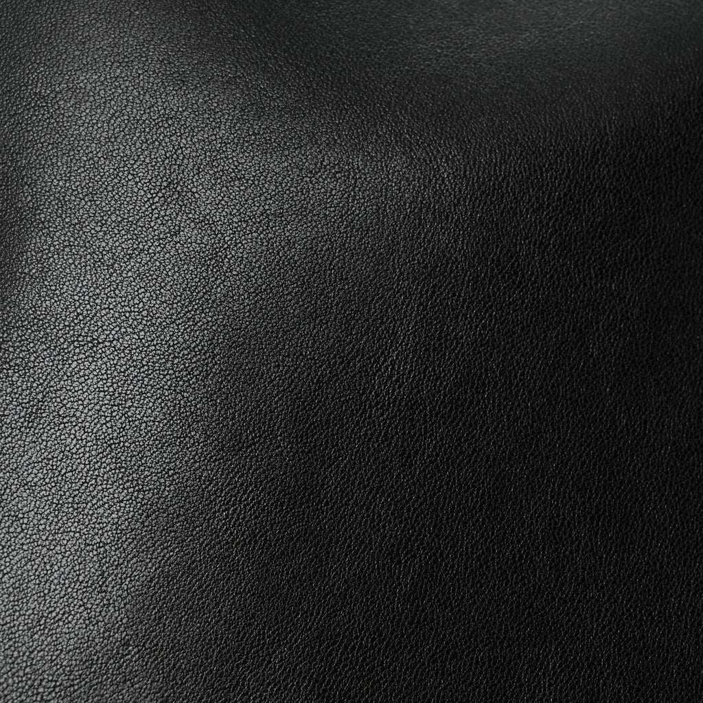 Shiny Lambskin Soft Triomphe Besace Bag Black
