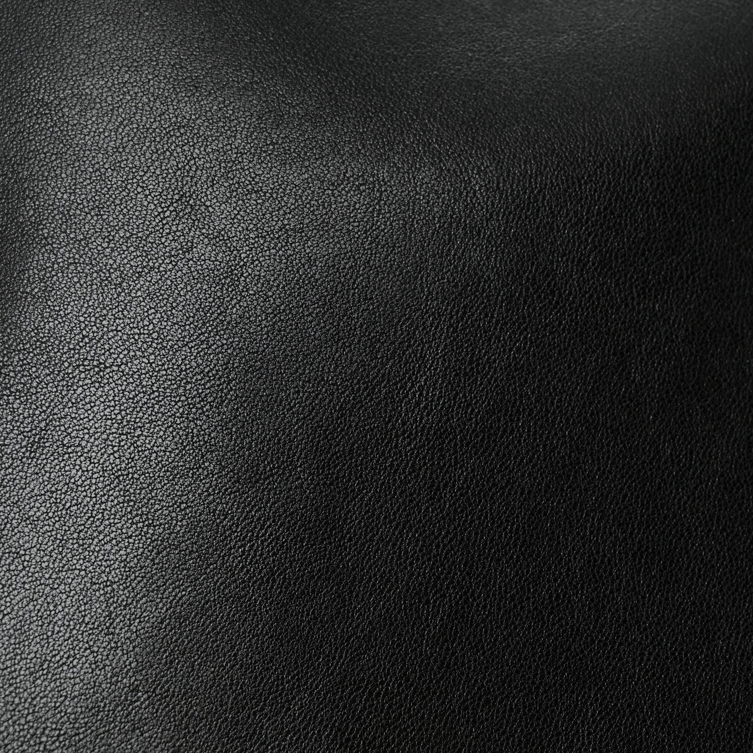 Shiny Lambskin Soft Triomphe Besace Bag Black