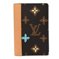 Monogram Craggy Pocket Organizer Chocolate