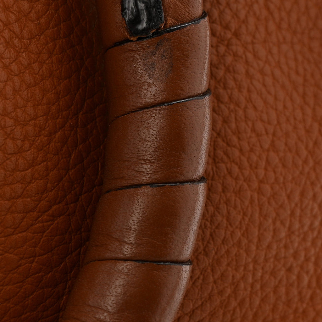 Calfskin Mini Marcie Satchel Tan