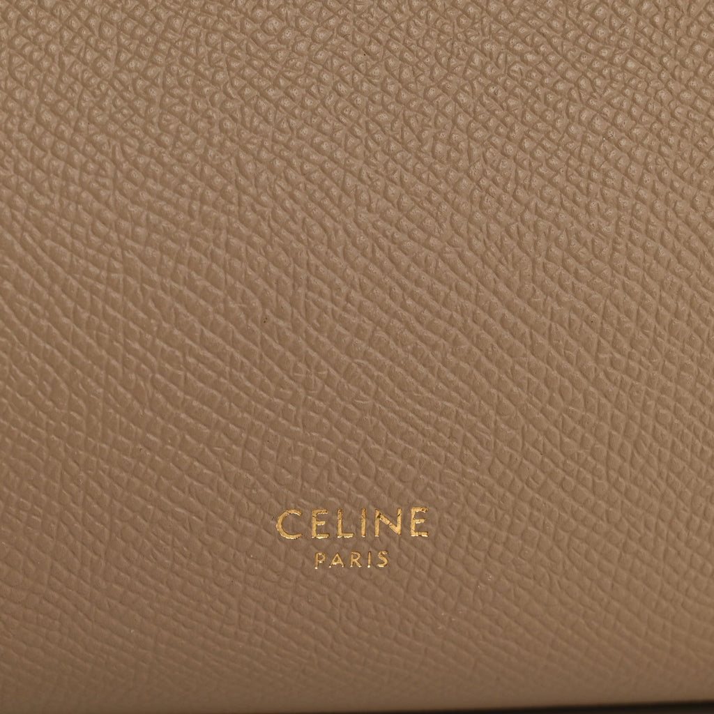 Grained Calfskin Nano Belt Bag Light Taupe