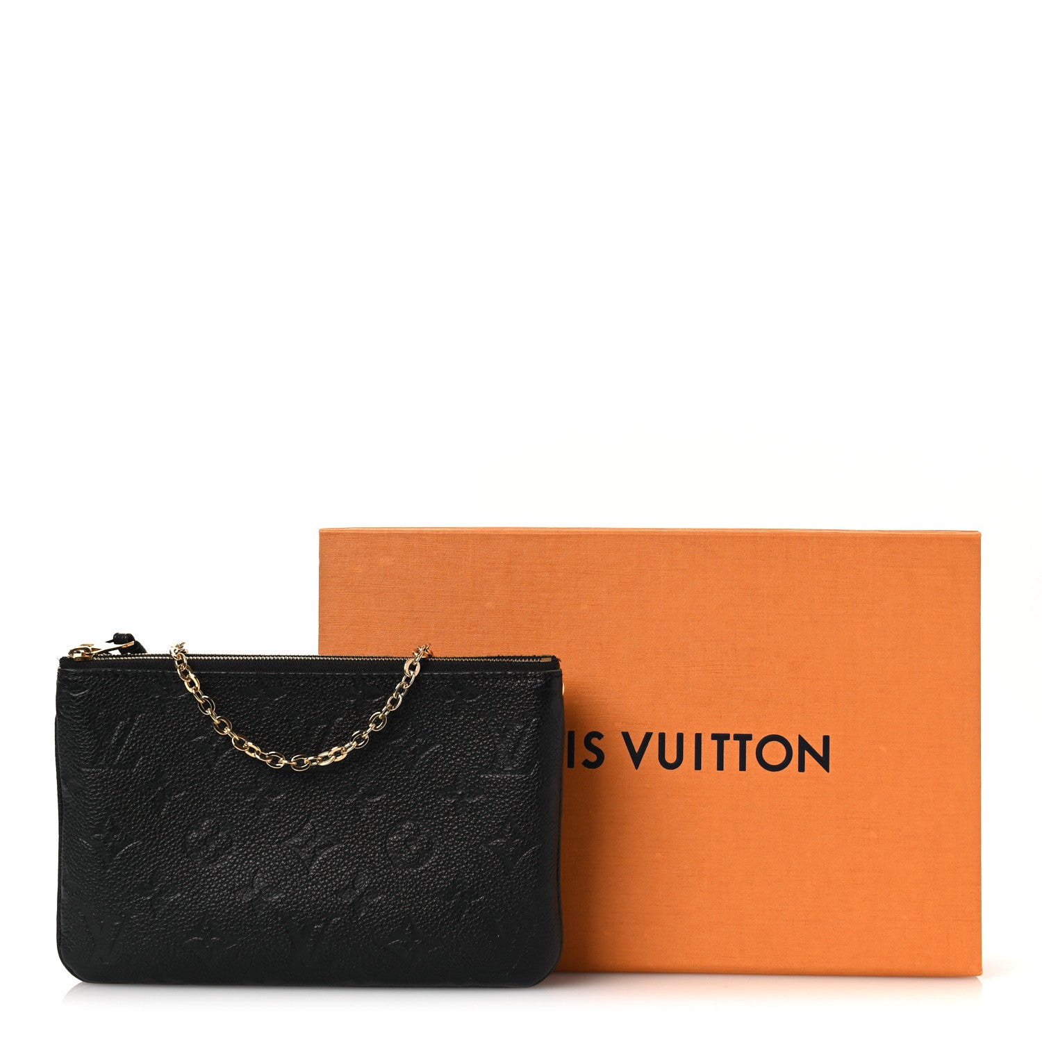 Empreinte Double Zip Pochette Black