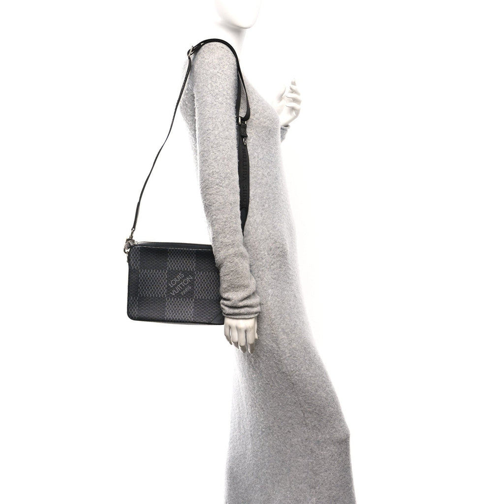 Damier Graphite 3D Trio Messenger