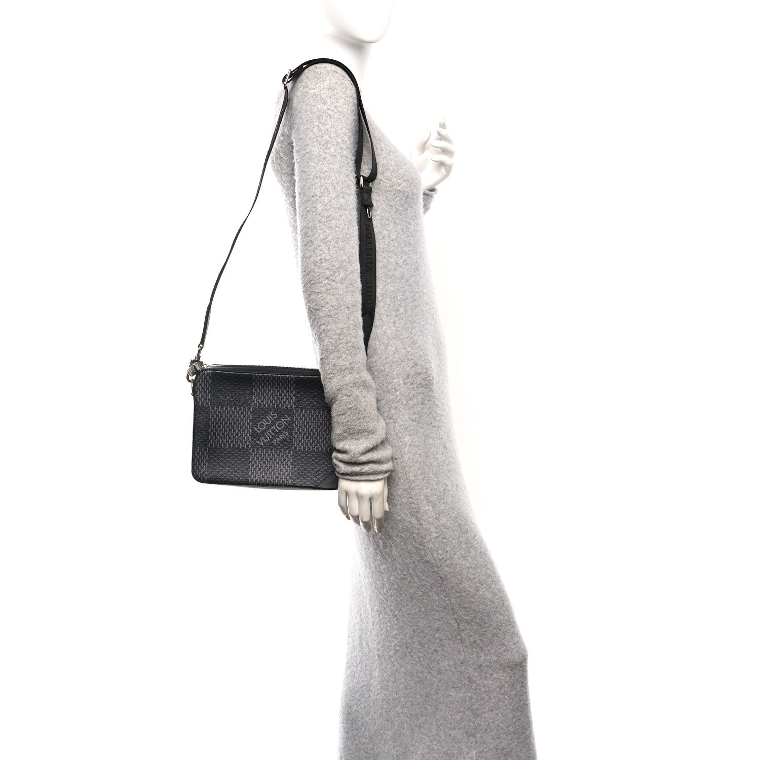 Damier Graphite 3D Trio Messenger