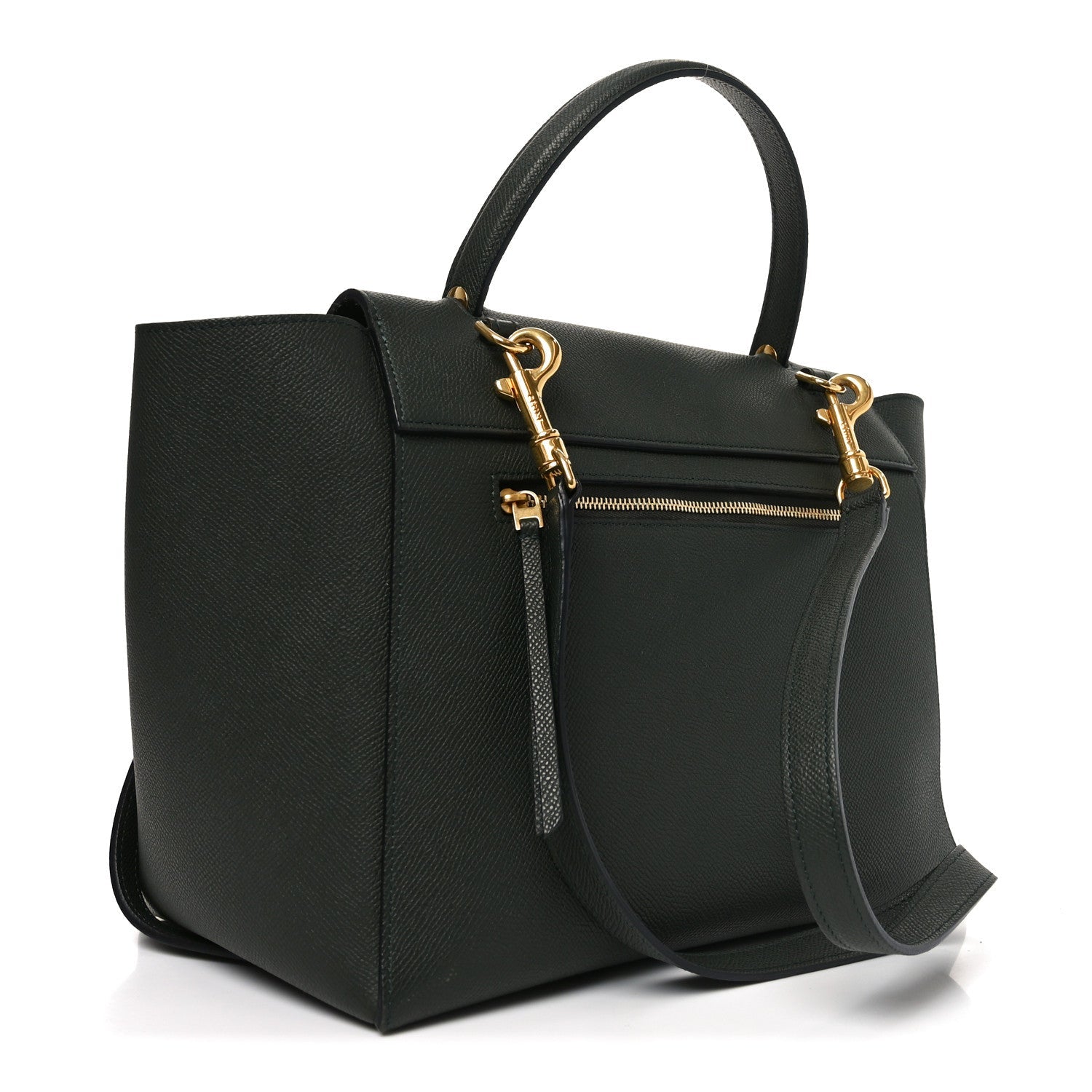 Grained Calfskin Mini Belt Bag Amazone