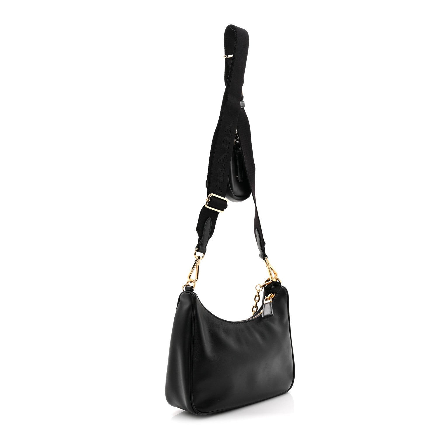 Vitello Re-Edition 2005 Shoulder Bag Black