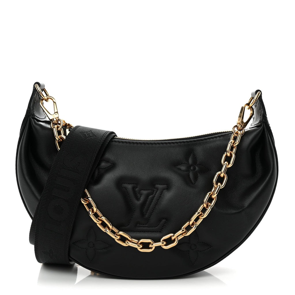 Calfskin Bubblegram Over The Moon Black