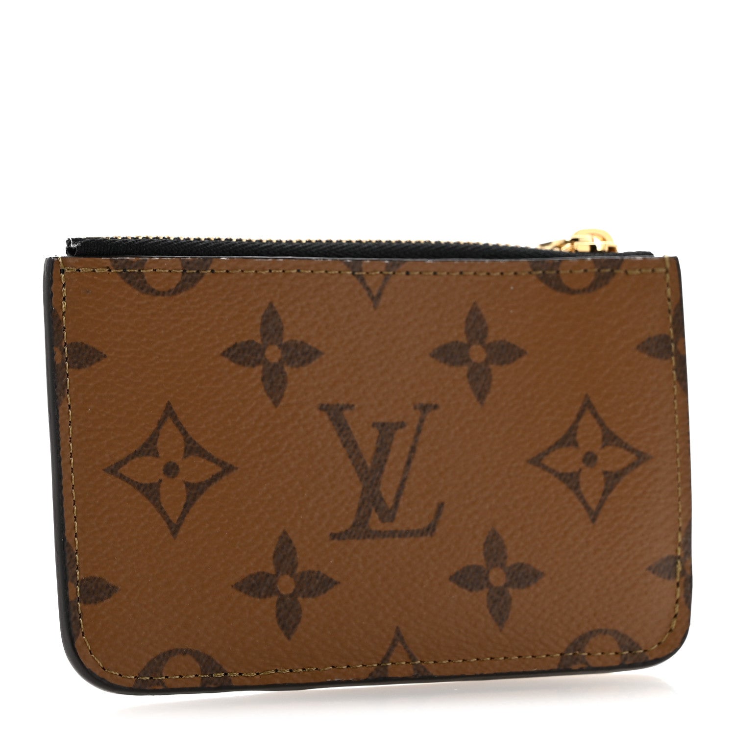 Reverse Monogram Zipped Romy  Holder
