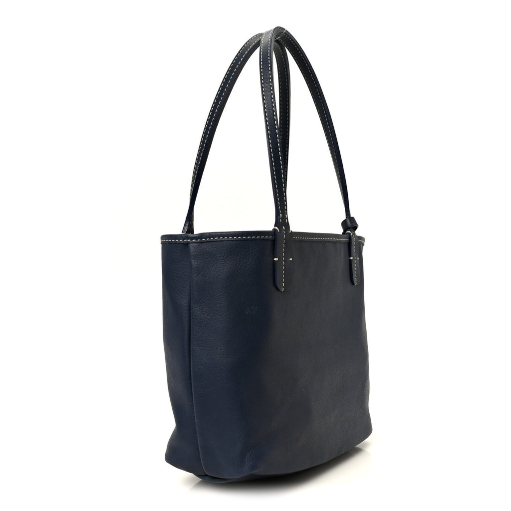 Goyardine Reversible Mini Anjou Navy