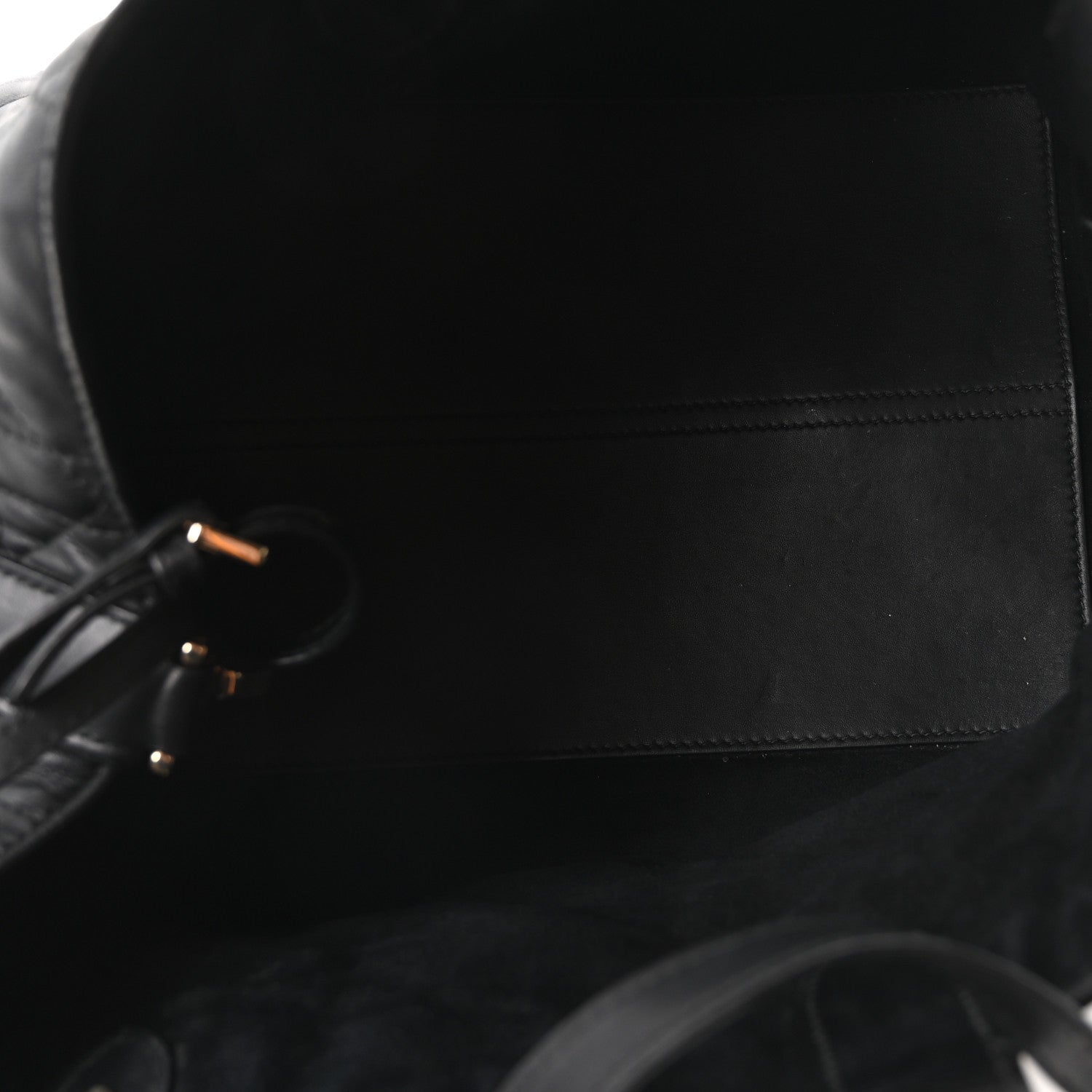 Calfskin Macrocannage Medium Toujours Black