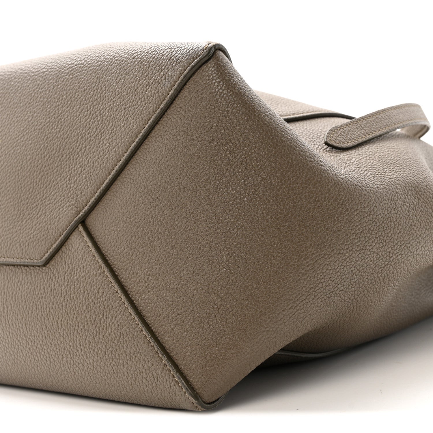 Soft Grained Calfskin Small Belt Cabas Phantom Taupe