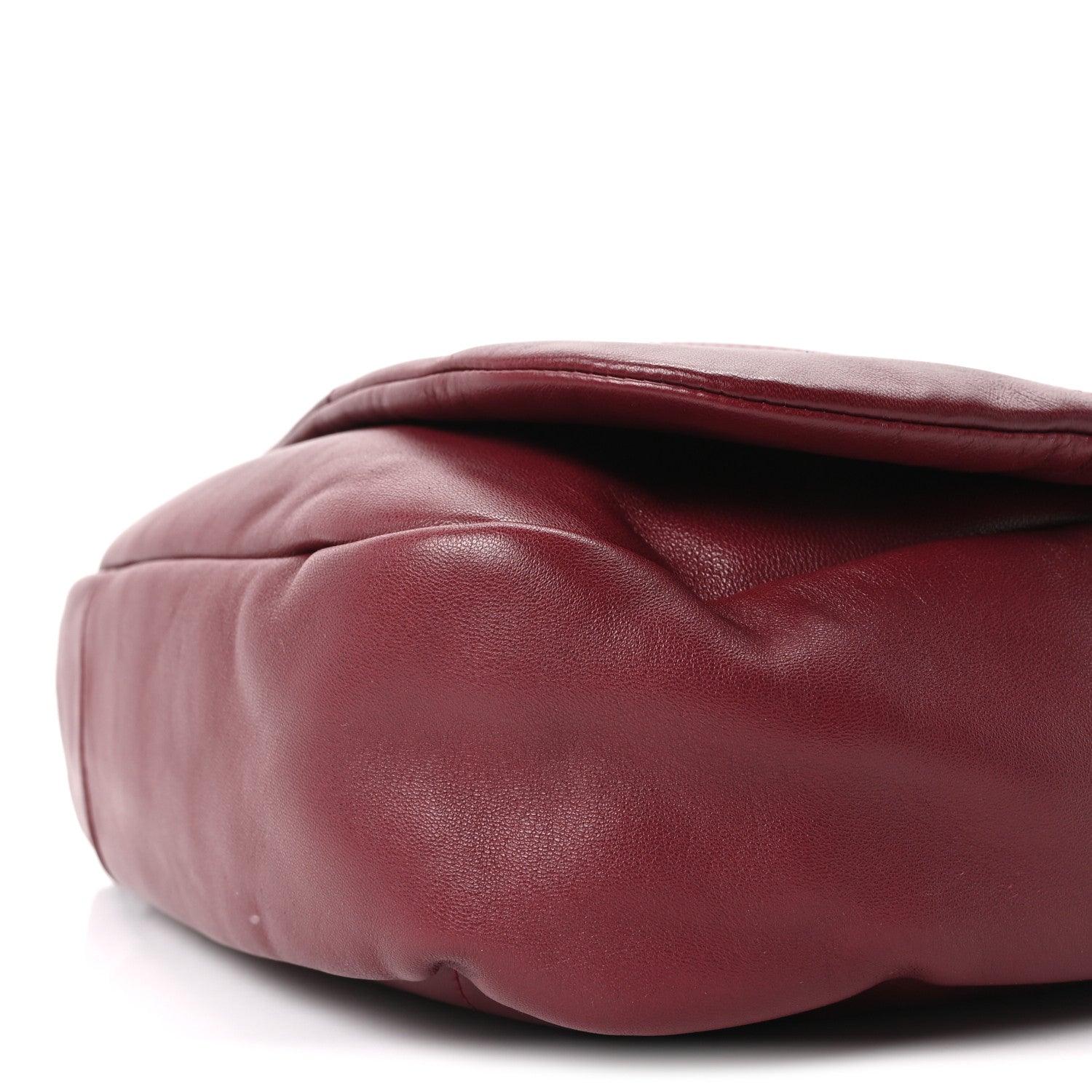 Lambskin Matelasse Monogram Large Jamie 4.3 New Dark Bordeaux