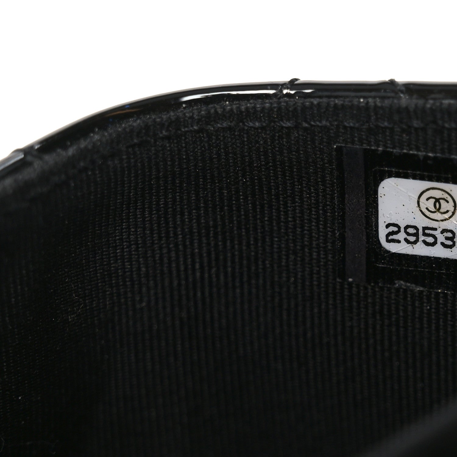 Patent Quilted Reissue Flap  Holder Wallet So Black