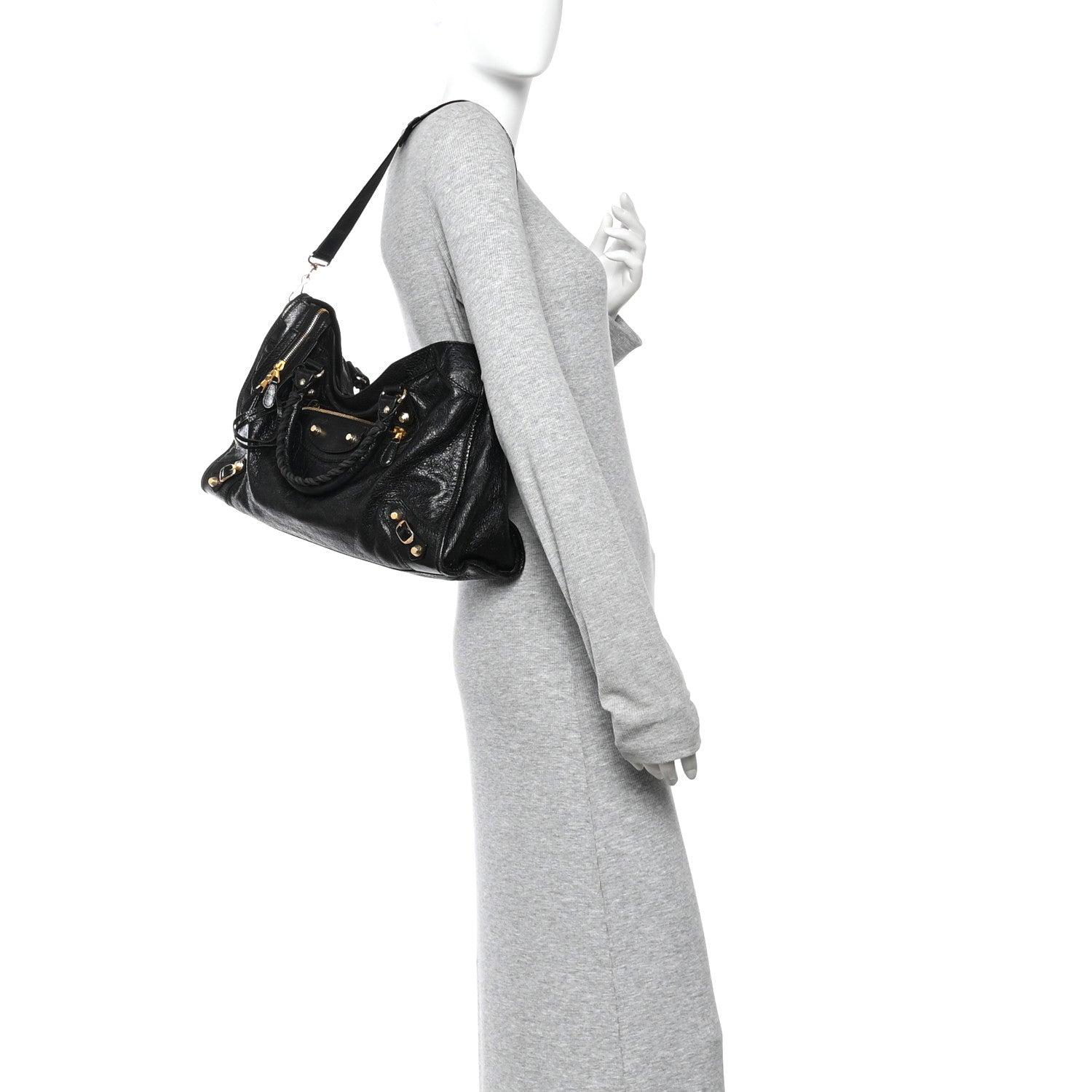 Agneau Giant 12 Gold Hardware City Black