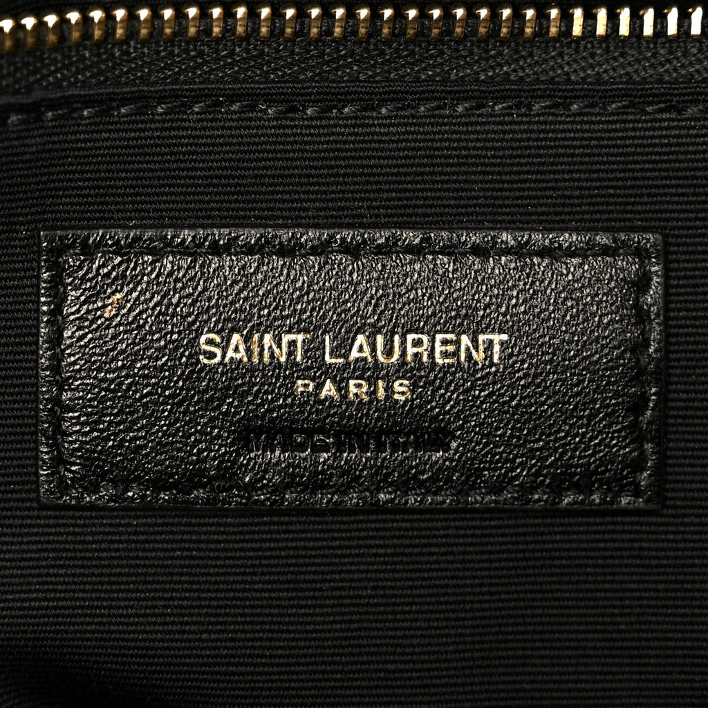 Grained Lambskin Monogram Large Niki Chain Satchel Dark Cork