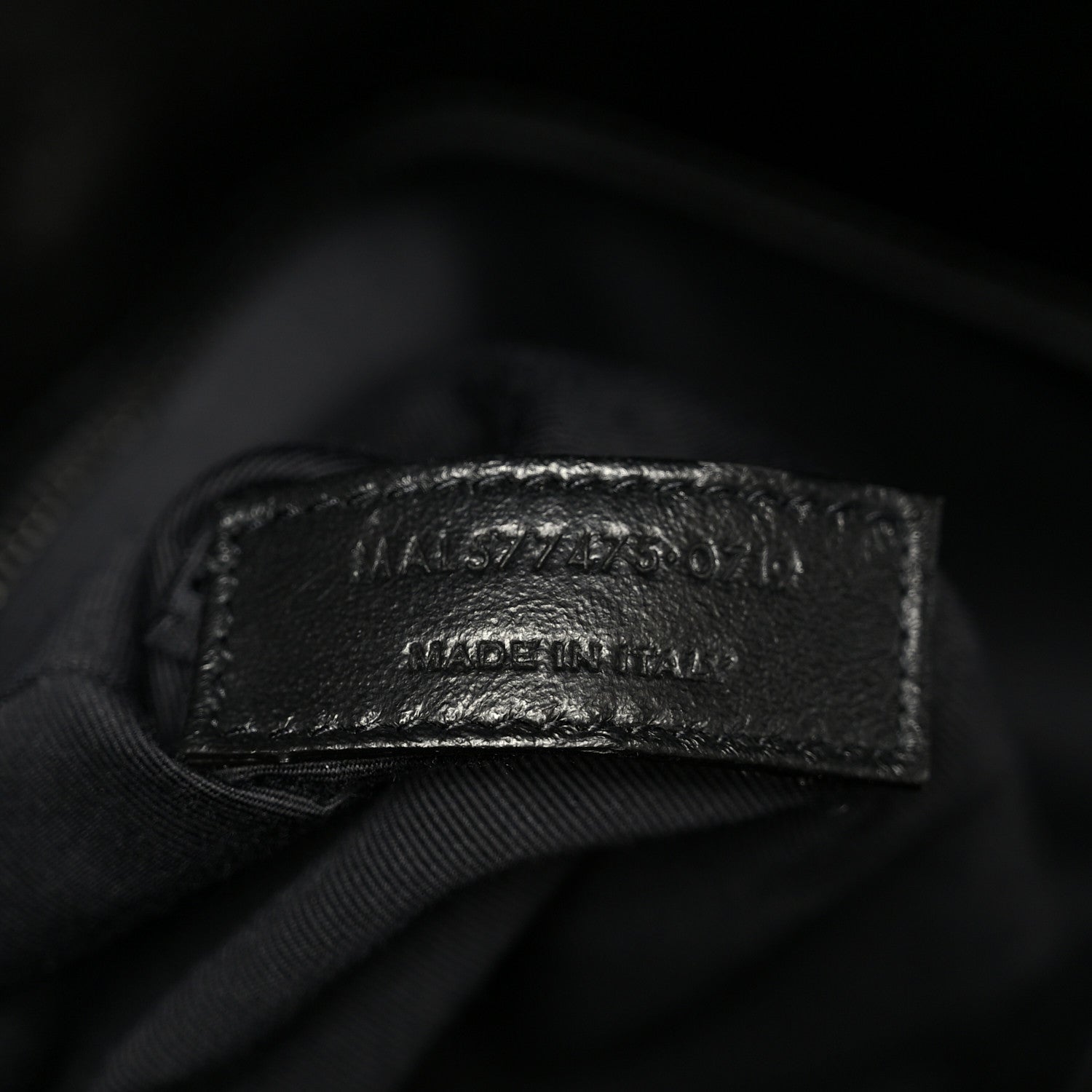 Lambskin Quilted Monogram Monochrome Medium Loulou Puffer Chain Satchel Black