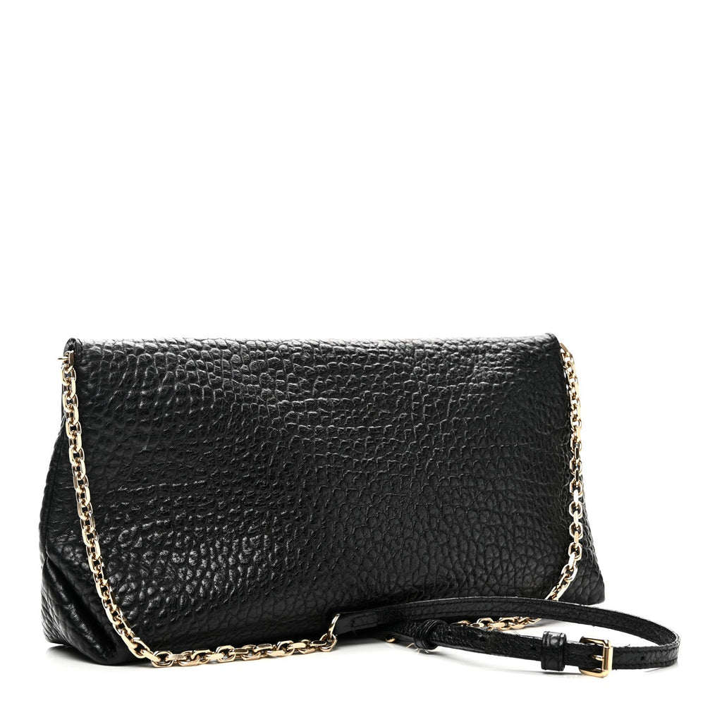 Signature Grain Medium Mildenhall Crossbody Bag Black