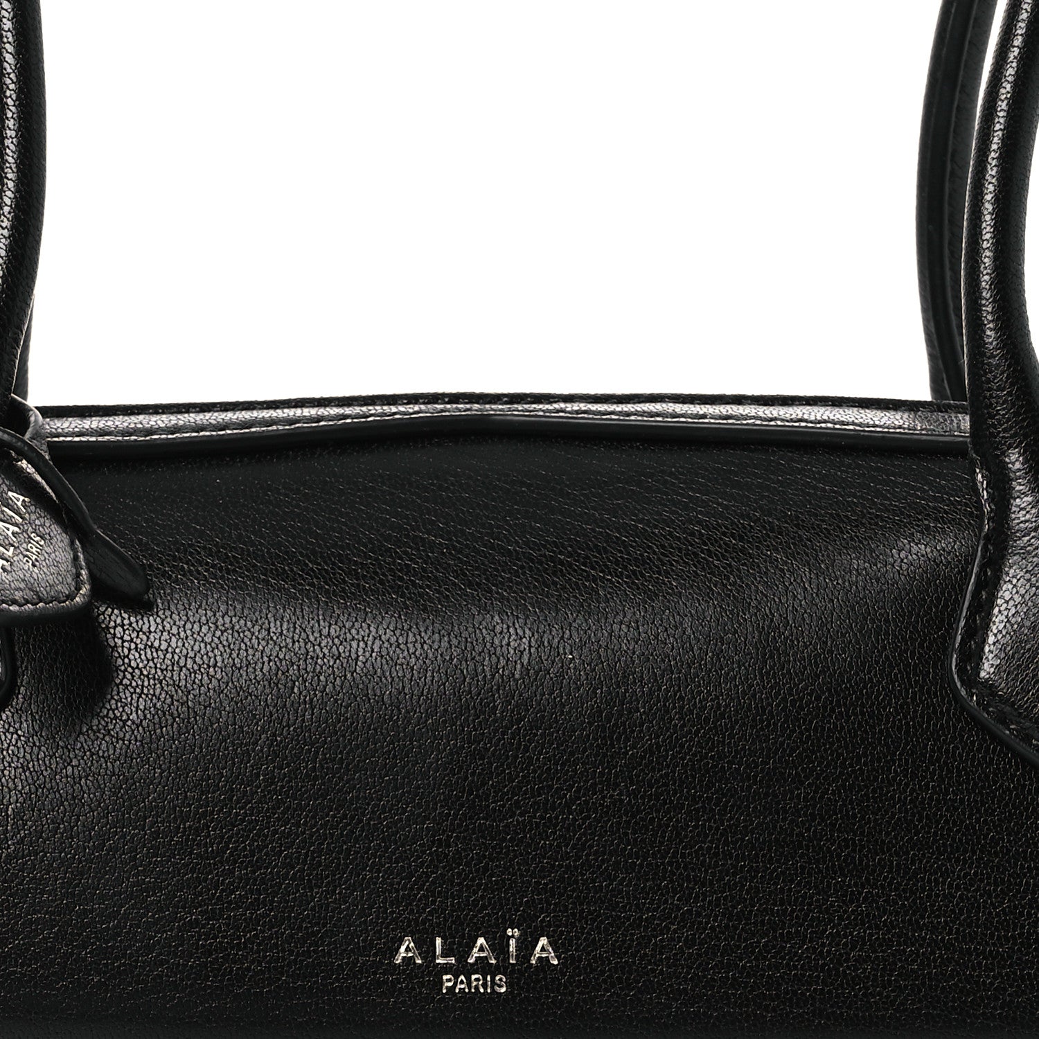 Shiny Goatskin Small Le Teckel Bag Black