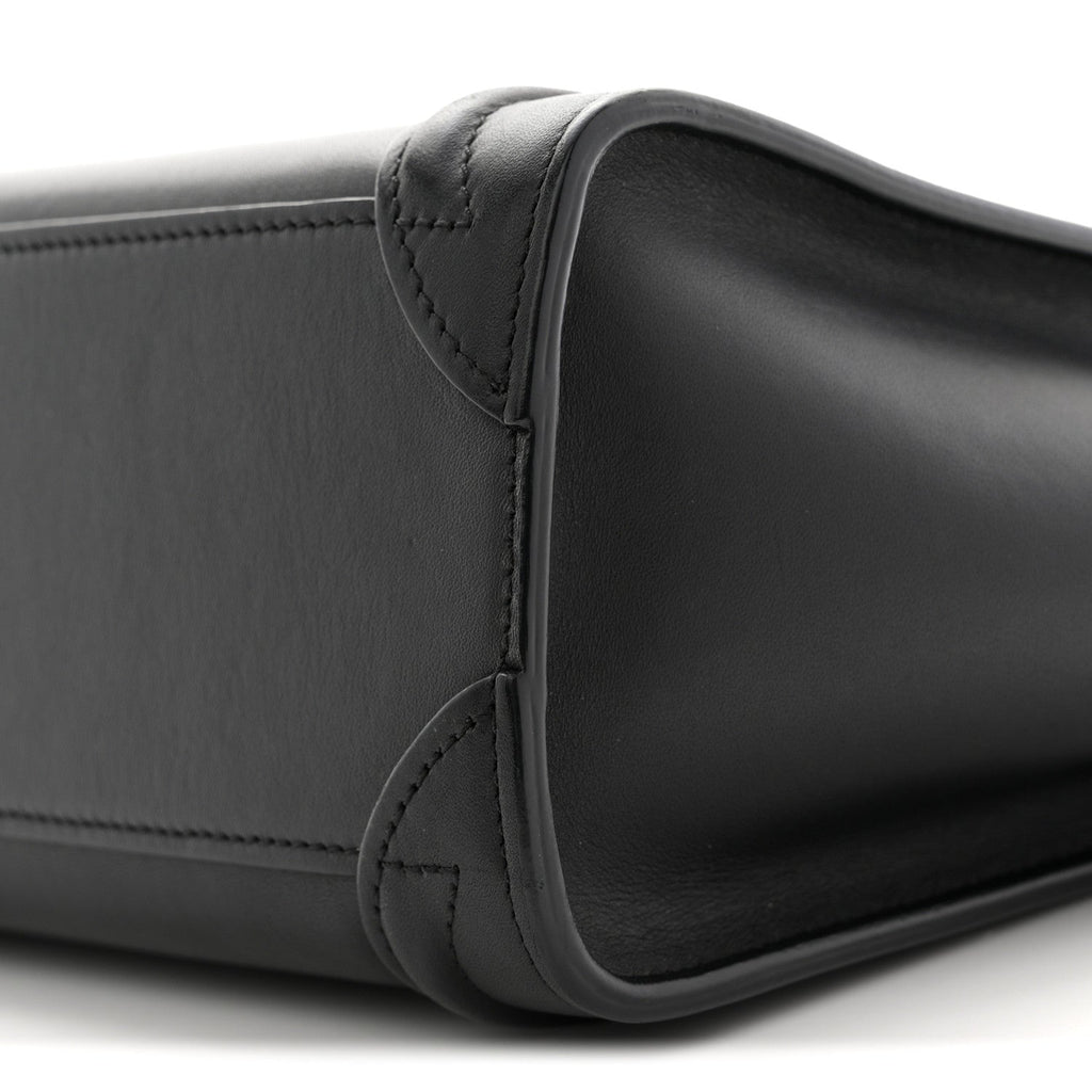 Smooth Calfskin Nano Luggage Black