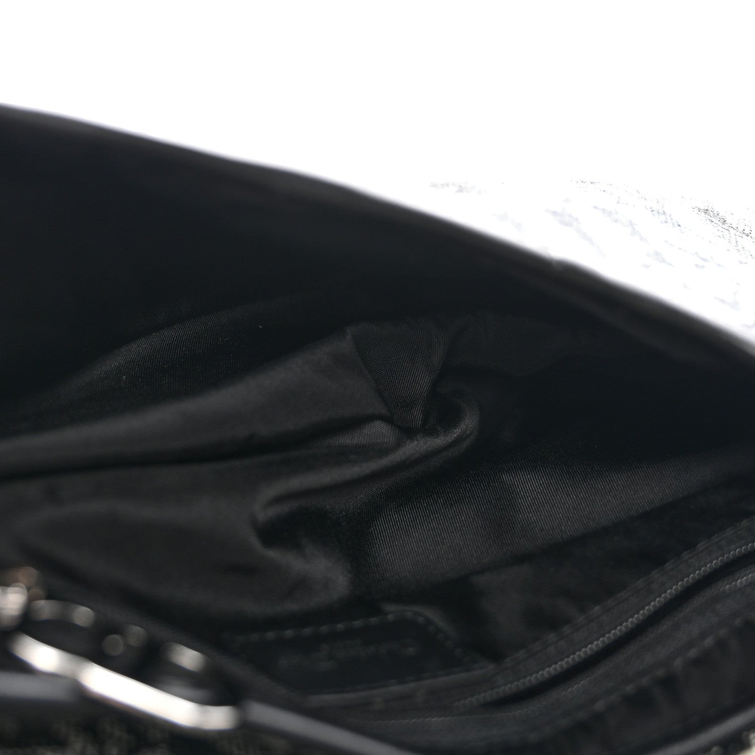 Monogram Saddle Bag Black
